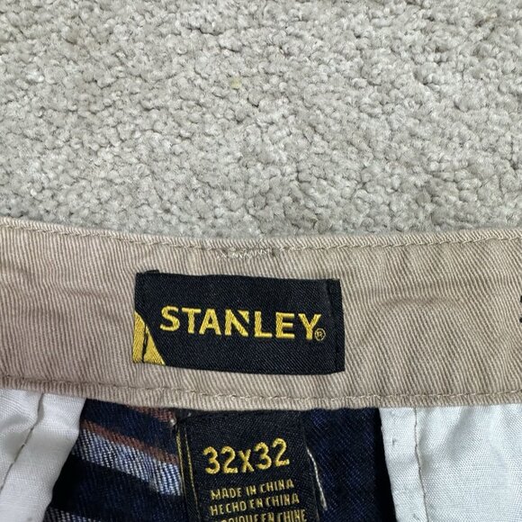 Stanley Pants Men’s Beige Pockets Straight Leg Size 32x32 - Picture 12 of 12